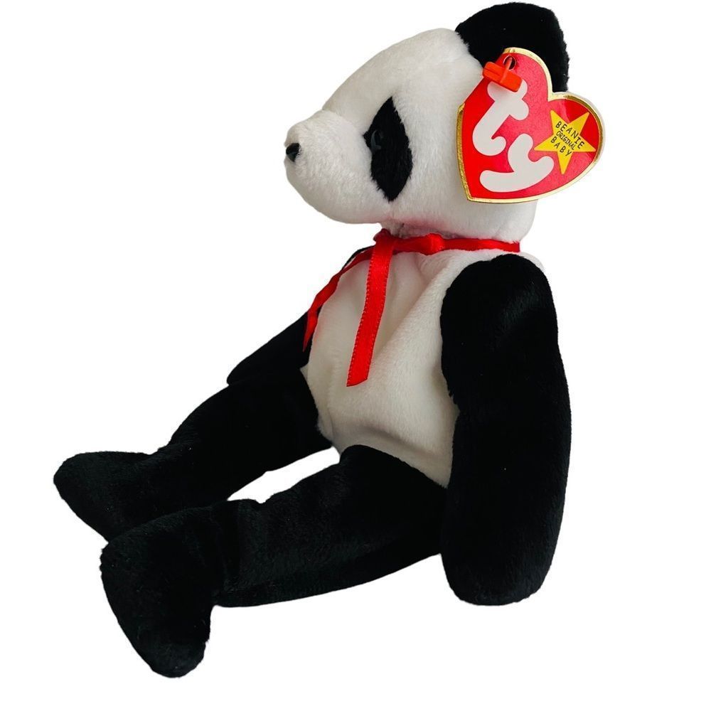 1997 Fortune beanie Baby‎ Black White - Picture 3 of 6
